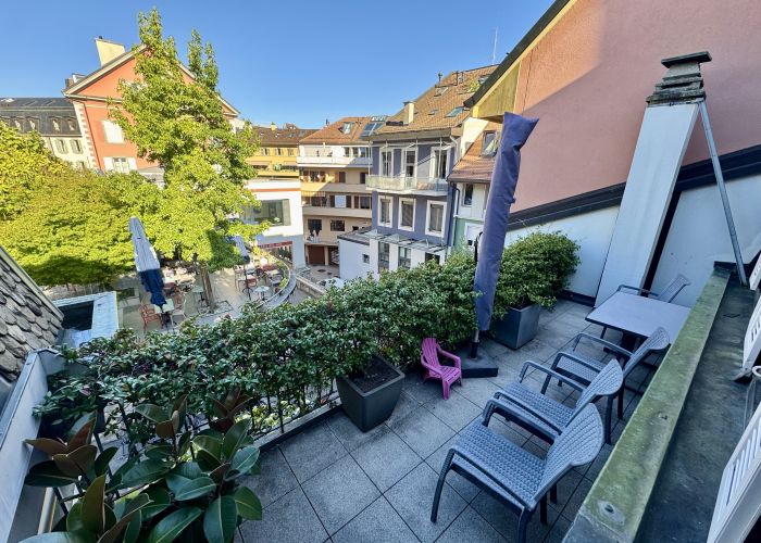Grand duplex de 5.5 pièces avec balcon au coeur de Nyon