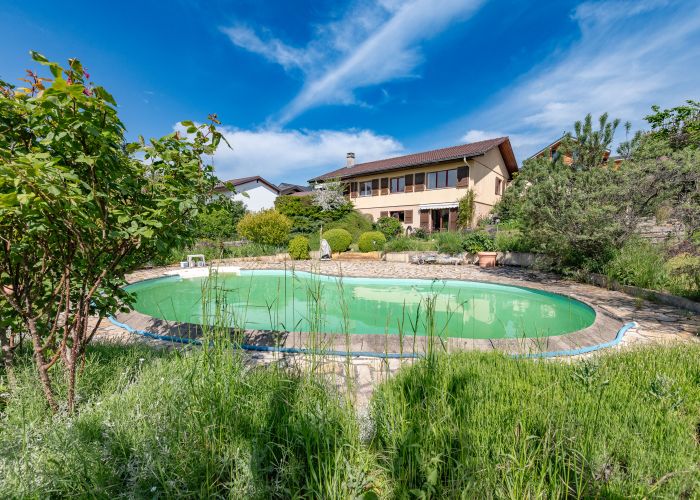 Villa individuelle, vue sur les Alpes et le Mont-Blanc